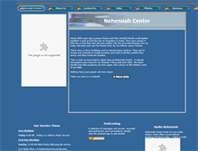 Tablet Screenshot of nehemiah-center.org